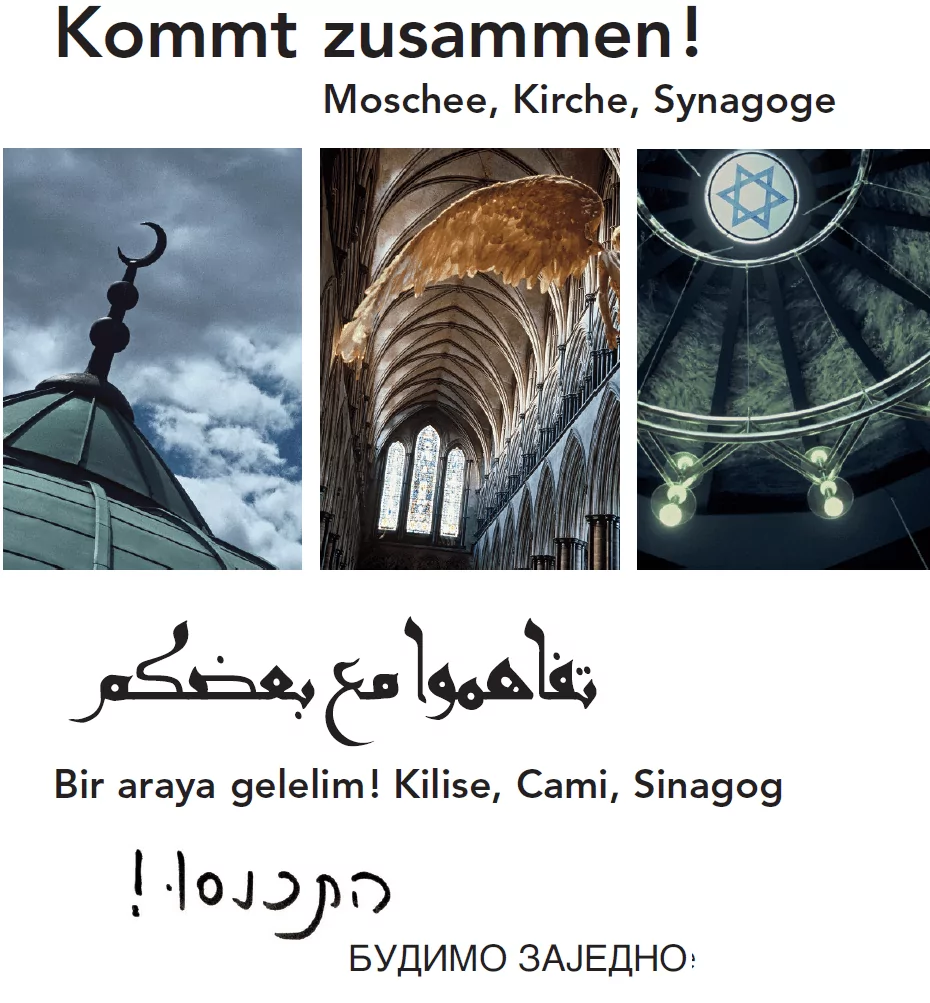 Moschee Kirche Synagoge